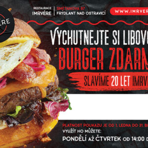 Burger jen za stovku! (Slavíme 20 let Imrvére)